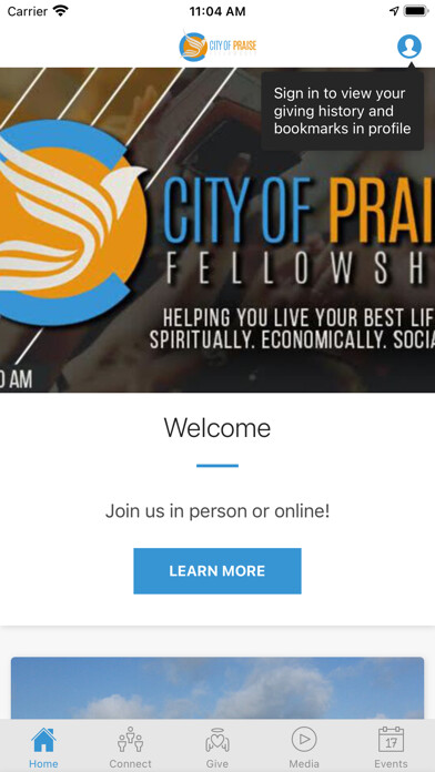 Emulate iPhone app City of Praise Fellowship using MyAndroid Emulate iPhone app City of Praise Fellowship using MyAndroid