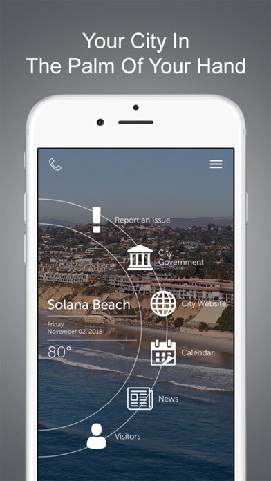 Emulate iPhone app City of Solana Beach using MyAndroid Emulate iPhone app City of Solana Beach using MyAndroid