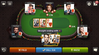 Emulate iPhone app City Poker: Holdem, Omaha using MyAndroid