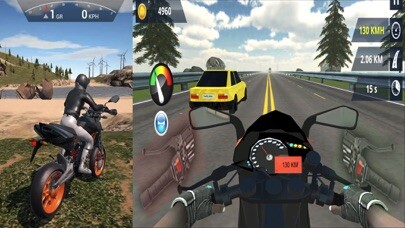 Emulate iPhone app City Racer Auto Moto Games using MyAndroid