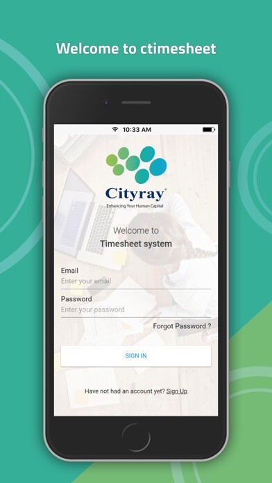Emulate iPhone app Cityray ctimesheet using MyAndroid Emulate iPhone app Cityray ctimesheet using MyAndroid