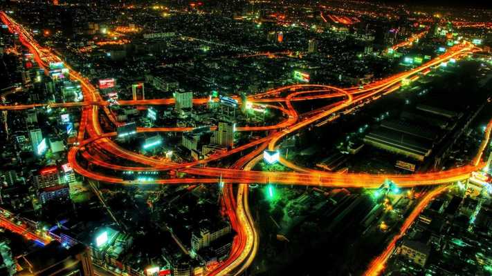 Emulate Android APK City roads at night Emulate Android APK City roads at night