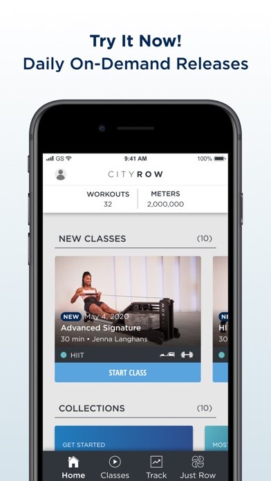 Emulate iPhone app CITYROW: at home fitness using MyAndroid Emulate iPhone app CITYROW: at home fitness using MyAndroid