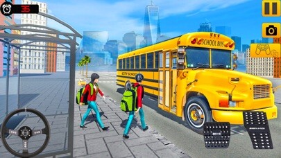 Emulate iPhone app City School Bus Driving 2021 using MyAndroid