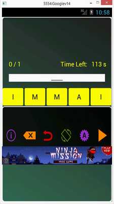 Emulate Android APK City Scramble