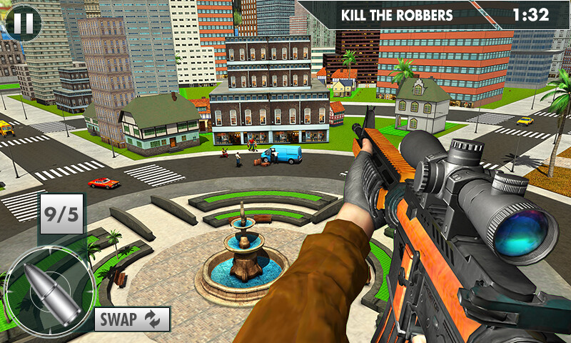 Run android online APK City Sniper Shooter Mission from MyAndroid or emulate City Sniper Shooter Mission using MyAndroid