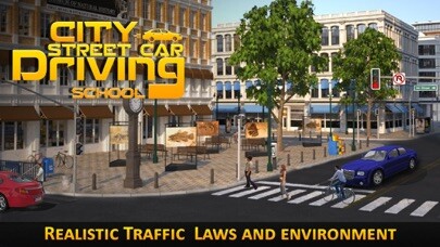 Emulate iPhone app City Street Car Driving using MyAndroid