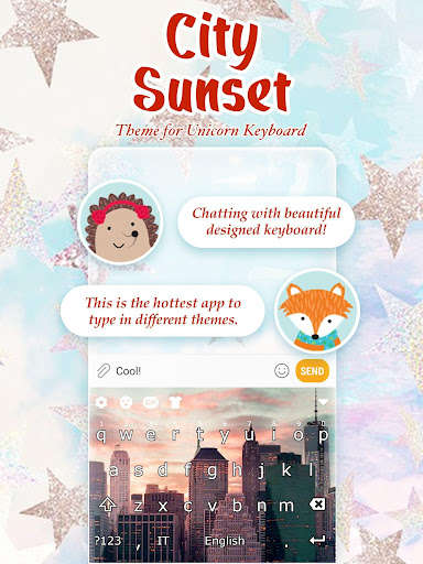Run android online APK City Sunset Emoji Keyboard Theme from MyAndroid or emulate City Sunset Emoji Keyboard Theme using MyAndroid