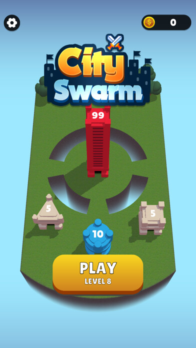 Emulate iPhone app City Swarm using MyAndroid