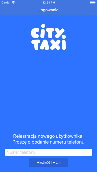 Emulate iPhone app City Taxi Gdańsk using MyAndroid