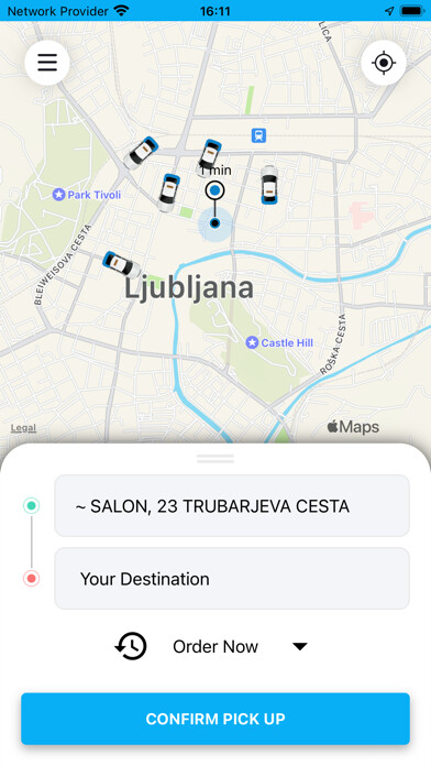 Emulate iPhone app City Taxi Ljubljana using MyAndroid Emulate iPhone app City Taxi Ljubljana using MyAndroid