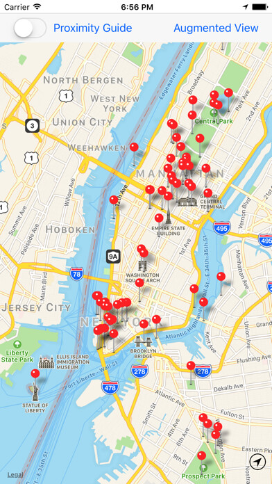 Emulate iPhone app City Tour - New York using MyAndroid Emulate iPhone app City Tour - New York using MyAndroid