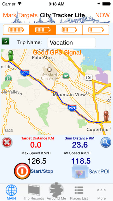 Emulate iPhone app CityTrackerLite using MyAndroid Emulate iPhone app CityTrackerLite using MyAndroid
