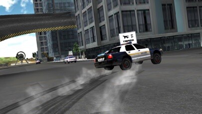 Emulate iPhone app City Traffic Police Car Driving using MyAndroid
