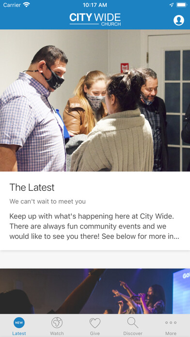 Emulate iPhone app City Wide Church using MyAndroid
