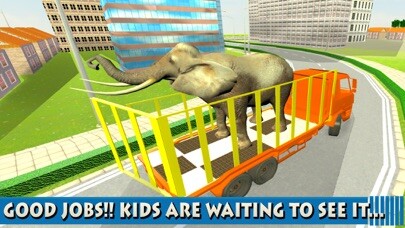 Emulate iPhone app City Zoo Transport Truck 2016: Grand Truck Animal Transporter Driving And Parking Simulator using MyAndroid