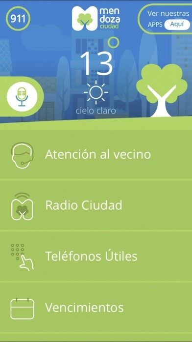 Emulate iPhone app Ciudad de Mendoza using MyAndroid