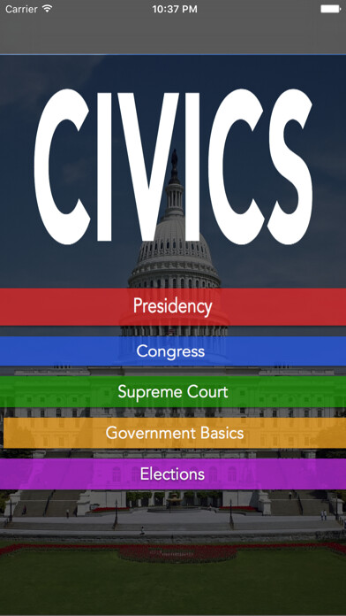 Emulate iPhone app Civics 101 using MyAndroid Emulate iPhone app Civics 101 using MyAndroid