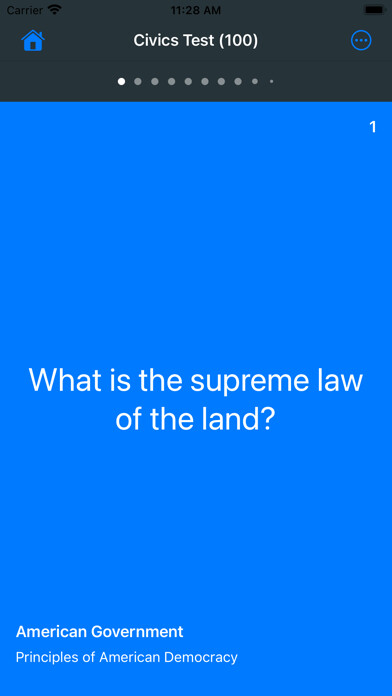 Emulate iPhone app CivicsTest using MyAndroid Emulate iPhone app CivicsTest using MyAndroid