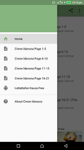 Run android online APK Ciwon Idanuna - Hausa Novel from MyAndroid or emulate Ciwon Idanuna - Hausa Novel using MyAndroid