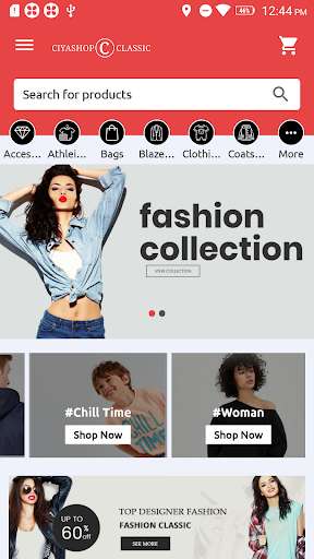 Run android online APK Ciyashop FashionClassic from MyAndroid or emulate Ciyashop FashionClassic using MyAndroid