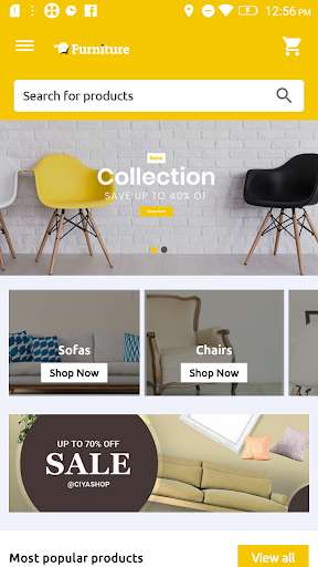 Run android online APK Ciyashop Furniture from MyAndroid or emulate Ciyashop Furniture using MyAndroid