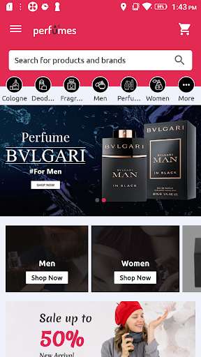 Run android online APK Ciyashop Perfume from MyAndroid or emulate Ciyashop Perfume using MyAndroid