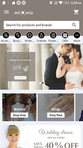 Run android online APK Ciyashop Wedding from MyAndroid or emulate Ciyashop Wedding using MyAndroid