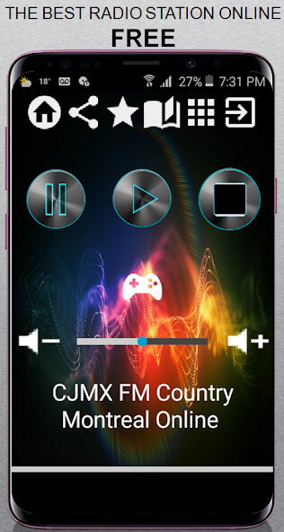Run android online APK CJMX FM Country Montreal Online CA App Radio Free from MyAndroid or emulate CJMX FM Country Montreal Online CA App Radio Free using MyAndroid