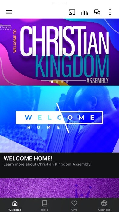 Emulate iPhone app CKA MINISTRIES using MyAndroid