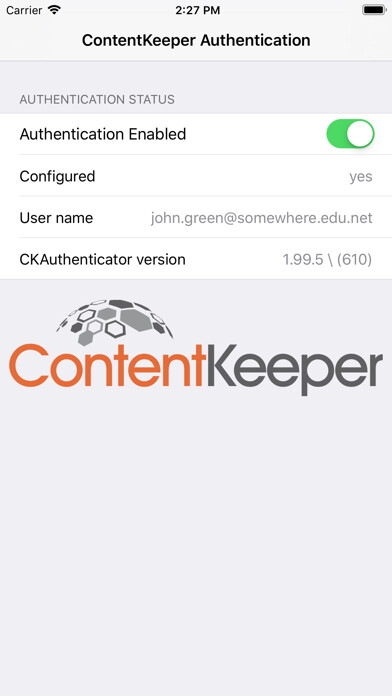 Emulate iPhone app CK-Auth using MyAndroid