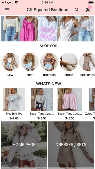 Emulate iPhone app CK Squared Boutique using MyAndroid Emulate iPhone app CK Squared Boutique using MyAndroid