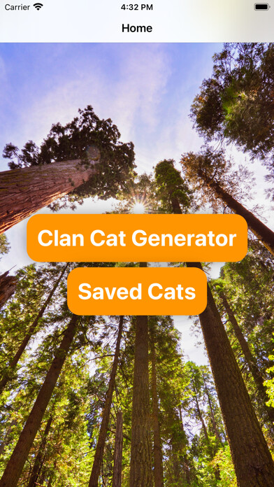 Emulate iPhone app Clan Cat Generator Lite using MyAndroid