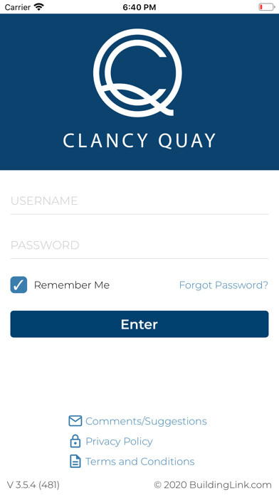 Emulate iPhone app Clancy Quay Resident App using MyAndroid