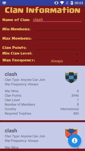 Run android online APK Clan Finder for Clash of Clans from MyAndroid or emulate Clan Finder for Clash of Clans using MyAndroid Run android online APK Clan Finder for Clash of Clans from MyAndroid or emulate Clan Finder for Clash of Clans using MyAndroid