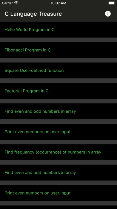 Emulate iPhone app C Language Treasure using MyAndroid Emulate iPhone app C Language Treasure using MyAndroid
