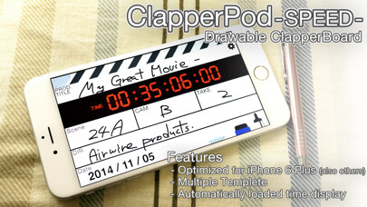 Emulate iPhone app ClapperPod SP -Drawable Clapperboard- for iPhone using MyAndroid Emulate iPhone app ClapperPod SP -Drawable Clapperboard- for iPhone using MyAndroid