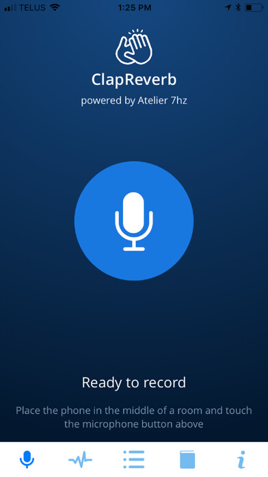 Emulate iPhone app ClapReverb using MyAndroid