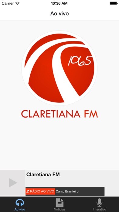 Emulate iPhone app Claretiana FM - Rio Claro using MyAndroid Emulate iPhone app Claretiana FM - Rio Claro using MyAndroid