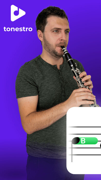 Emulate iPhone app Clarinet Lessons - tonestro using MyAndroid