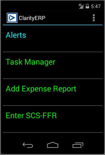 Run android online APK ClarityERP from MyAndroid or emulate ClarityERP using MyAndroid