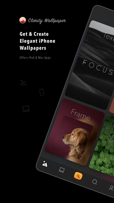 Emulate iPhone app Clarity Wallpaper using MyAndroid Emulate iPhone app Clarity Wallpaper using MyAndroid