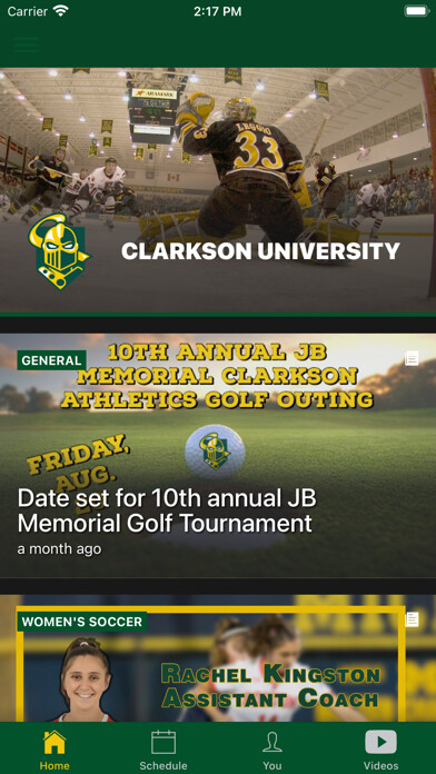 Emulate iPhone app Clarkson Golden Knights using MyAndroid Emulate iPhone app Clarkson Golden Knights using MyAndroid