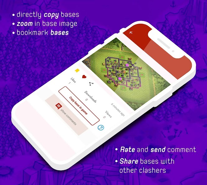 Run android online APK Clash base layouts with link from MyAndroid or emulate Clash base layouts with link using MyAndroid