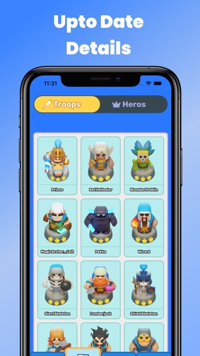 Emulate iPhone app Clash Mini Guide using MyAndroid