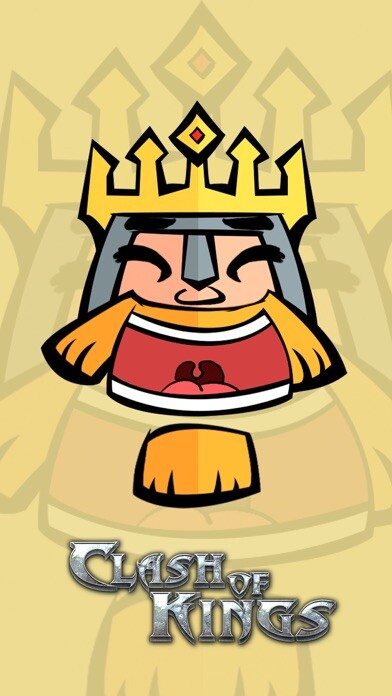 Emulate iPhone app Clash of Kings Sticker Pack using MyAndroid