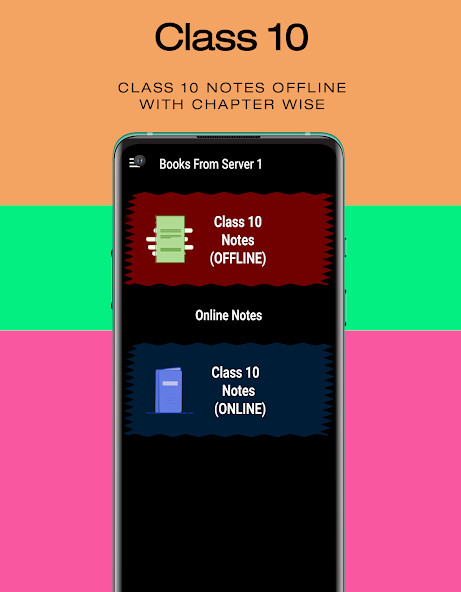 Run android online APK Class 10 Notes Offline 2022 from MyAndroid or emulate Class 10 Notes Offline 2022 using MyAndroid