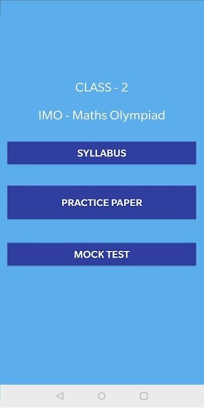 Run android online APK CLASS 2 - IMO - MATHS OLYMPIAD from MyAndroid or emulate CLASS 2 - IMO - MATHS OLYMPIAD using MyAndroid