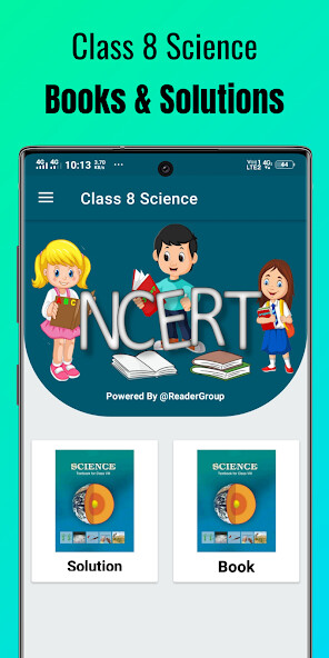 Run android online APK Class 8 Science Solution from MyAndroid or emulate Class 8 Science Solution using MyAndroid