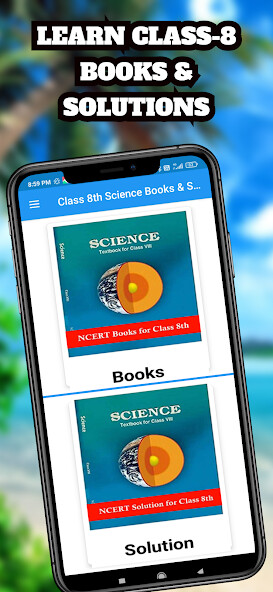 Run android online APK Class 8th Science Solution from MyAndroid or emulate Class 8th Science Solution using MyAndroid